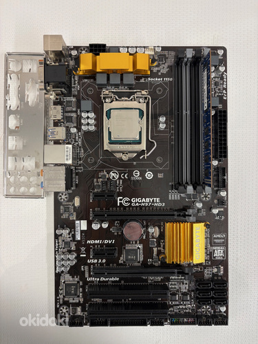 Intel i7 4790 + Gygabite GA-H97-HD3 + 4GB ОЗУ