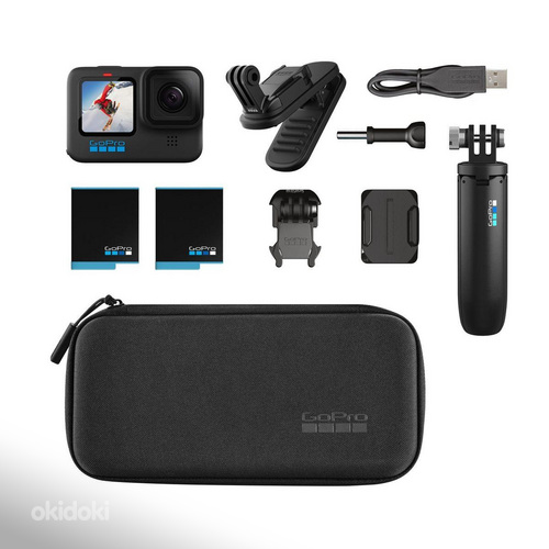 GoPro HERO10 Black Retail Bundle + GoPro Adventure Kit + SD (foto #1)