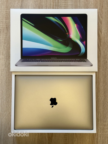 Apple Macbook Pro 13 M1 8/256GB SWE серый, в хорошем состоянии! (фото #1)
