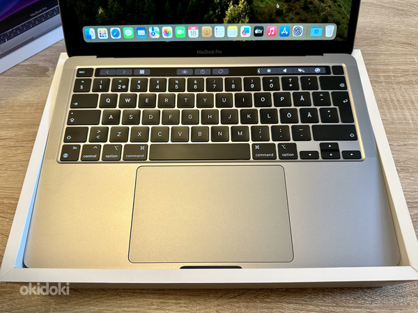 Apple Macbook Pro 13 M1 8/256GB SWE серый, в хорошем состоянии! (фото #5)
