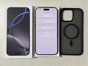Apple iPhone 16 Pro Max Black 256GB v heas korras (8 foto / 8)