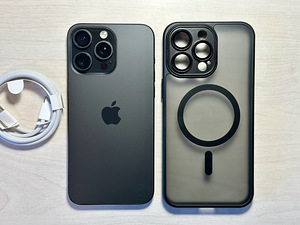 Apple iPhone 15 Pro Max 256GB Black Titanium kriimuvaba! (1 foto / 9)