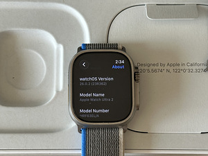 Apple Watch Ultra 2 49mm Natural Ti в отличном состоянии. Ак (5 фото из 6)