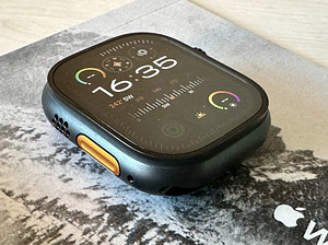 Apple Watch Ultra 2 49mm Black Ti Black Ocean Band nagu uus! (5 foto / 8)