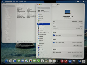 Apple Macbook Air 13 2024 M3 16/1TB Silver ENG nagu uus! (7 foto / 8)