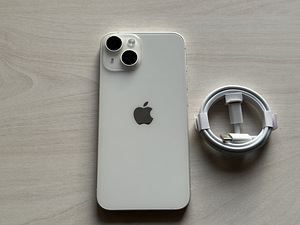 Apple iPhone 14 Starlight 256GB heas korras! Aku 99% (1 foto / 7)