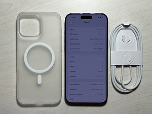 Apple iPhone 16 Pro Max Black Ti 256GB, garantii 05.2026. (7 foto / 10)