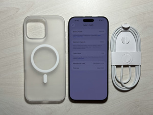 Apple iPhone 16 Pro Max Black Ti 256GB, garantii 05.2026. (8 foto / 10)