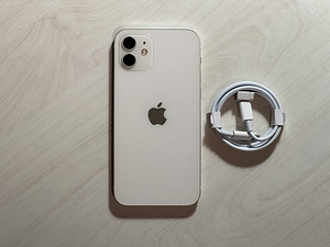 Apple iPhone 12 White 64GB väga heas korras. Aku 89% (1 foto / 7)