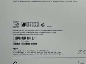UUS! Apple iPad Pro 11 M4 2024 256GB WIFI Space Black (3 foto / 6)