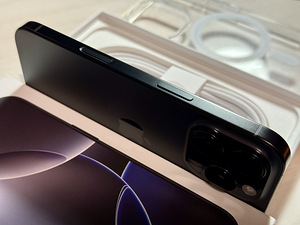 Apple iPhone 16 Pro 128GB must, nagu uus! Aku 100% (3 foto / 10)