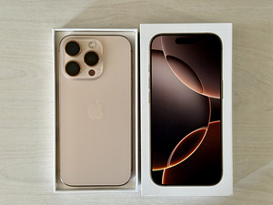 Apple iPhone 16 Pro Desert Ti 128GB как новый! Аккумулятор 9 (1 фото из 8)