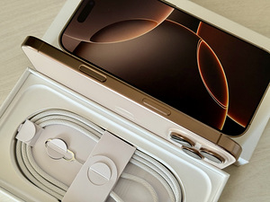 Apple iPhone 16 Pro Desert Ti 128GB как новый! Аккумулятор 9 (3 фото из 8)