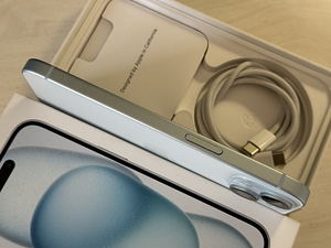 Apple iPhone 15 Blue 128GB nagu uus! Garantii kuni 10.2026 (2 foto / 8)