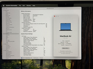 Apple Macbook Air 13 M2 16/256GB aku 100% gar.02.2027 (6 foto / 9)