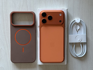 Apple iPhone 17 Pro Max Cosmic Orange 256GB nagu uus! (1 foto / 8)