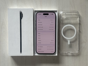 Apple iPhone Air Space Black 256GB nagu uus! Garantii (8 foto / 10)
