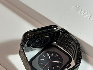 Apple Watch 8 41mm Stainless Steel GPS+Cel nagu uus! (4 foto / 10)