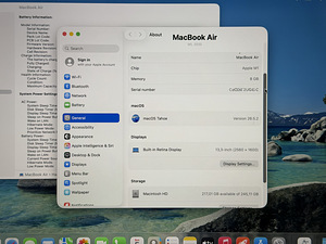 Apple Macbook Air 13 M1 8/256GB Gold SWE, aku 90% (7 foto / 9)