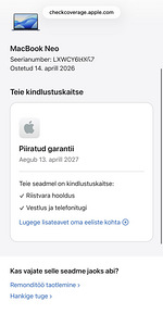 Apple Macbook Neo 13 8/512GB Indigo SWE как новый! Аккумулятор 100% (7 фото из 7)
