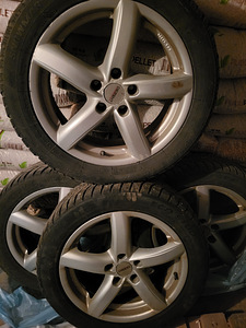 Диски с зимними шинами 224/50/17, 5x112 от Audi A6 C6 (1 фото из 4)