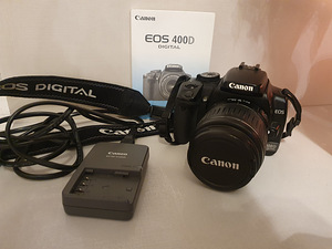 Canon EOS 400D kaamera koos laadijaga (1 foto / 1)
