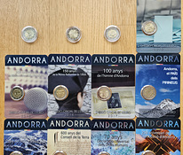 Andorra, San Marino, Vatikan, Monaco 2 euro juubeli mündid
