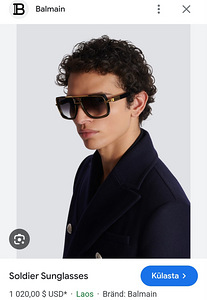 Balmain Soldier sunglasses! (1 foto / 6)