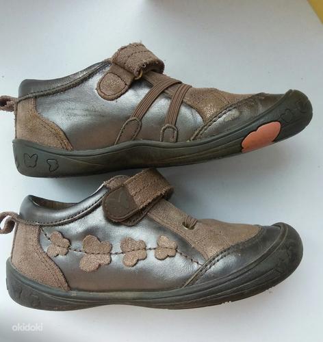 Кожаные ботинки Vertbaudet,27 (фото #1)