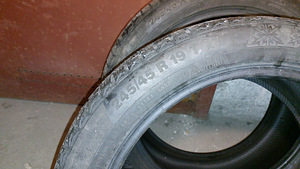 Зимние шины 245/45 R19 (3 фото из 4)