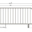 Забор на ножках 1,10 х 2,50м Pre-Galv CE, Medium (фото #3)