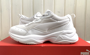 Белые/кремовые кроссовки Puma Cilia р.37,5 (1 фото из 6)
