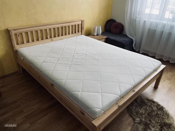 160x200cm voodi koos madratsiga (foto #1)