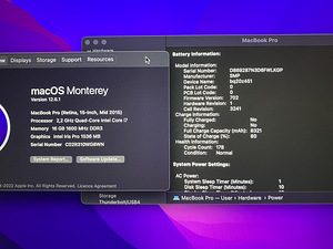 Apple Macbook Pro Retina 256GB/16GB (15-inch, 2015) (3 foto / 3)