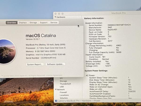 Apple Macbook Pro Retina 128 ГБ/8 ГБ (13 дюймов, 2015 г.) (фото #3)