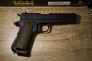 UUS KJW Colt M1911 Airsoft 6mm püstol CO2 Blowback (3 foto / 6)