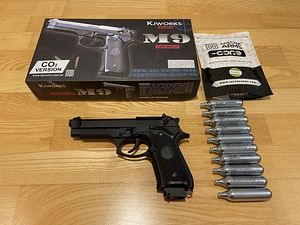 UUS KJW Beretta M9 Airsoft 6mm püstol CO2 Blowback