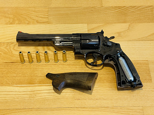 НОВЫЙ UMAREX SMITH & WESSON M29 6,5" 4,5mm CO2 воздушный рев (10 фото из 10)