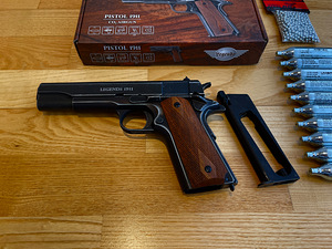 НОВЫЙ UMAREX LEGENDS M1911 пневматический пистолет 4,5 мм CO (5 фото из 10)