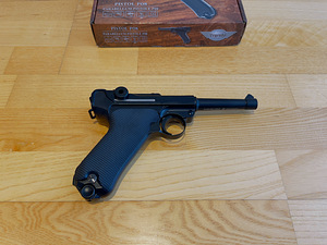Новый пневматический пистолет UUS LEGENDS P08 LUGER BLOWBACK (3 фото из 10)