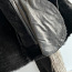 Hõberebase varrukatega naturaalne lambanahkne mantel (foto #4)