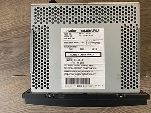 SUBARU FORESTER SH RADIO/CD/DVD/GPS HEAD UNIT 86201SC401 CP4 (2 foto / 2)