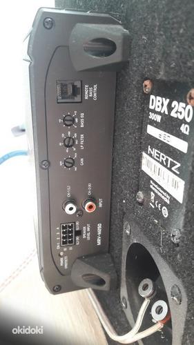 Alpine MRV-M250 võimendi + Hertz DBX 250 bassikõlar (foto #3)