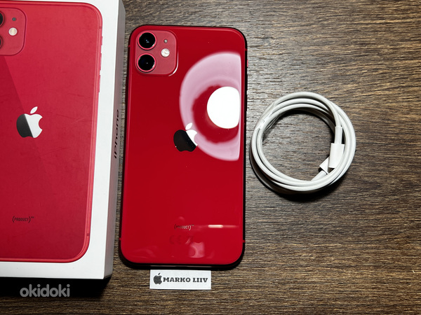 Apple iPhone 11 64gb, красный (фото #3)