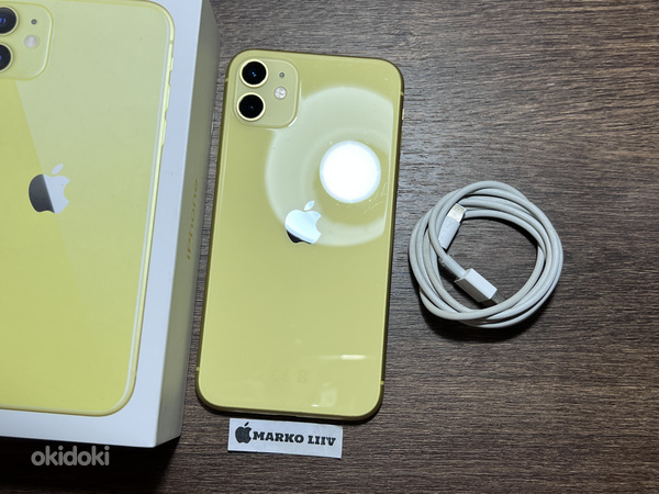 Apple iPhone 11 128gb, желтый (фото #3)