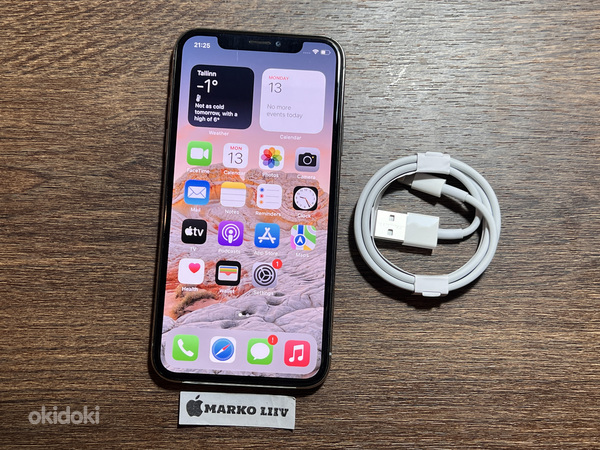Apple iPhone X 64gb, Silver (foto #1)