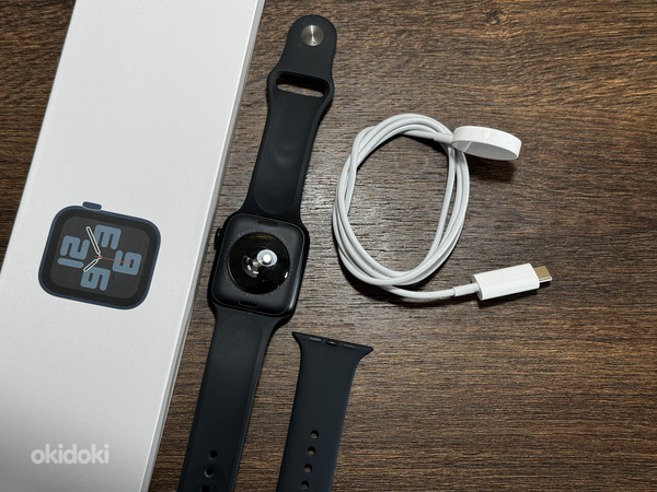 Apple Watch Series SE 2022, 44 мм, Midnight GPS (фото #3)