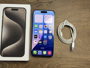 Apple iPhone 15 Pro 128gb, Natural Titanium (1 foto / 3)