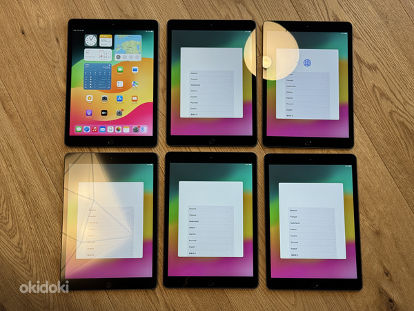 5x Apple iPad 10.2" 7-го поколения (2019) 32 ГБ, Wi-Fi, серы