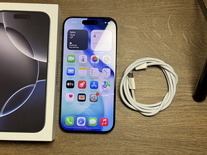 Apple iPhone 16 Pro 128gb, Black Titanium (1 foto / 3)